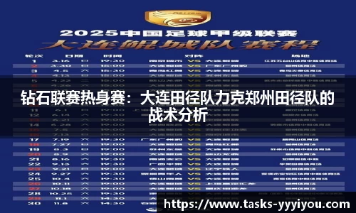 钻石联赛热身赛：大连田径队力克郑州田径队的战术分析
